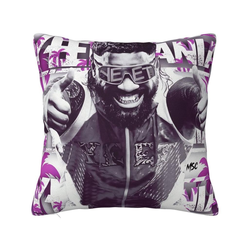 Jey Uso Yeet Wrestling Pillow Cover Morden Pillow Case Square Design Cushion Cover Pillowcases For Sofa Car Home Decor