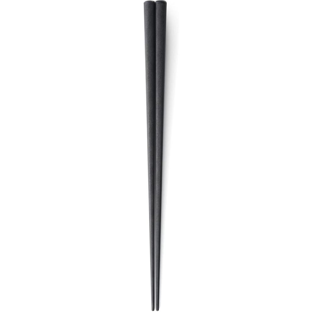 Nagaoka Tsubame Sanjo Chopsticks 23cm Black Tapered PPS Resin Dishwasher Safe BPA Free Made Japan