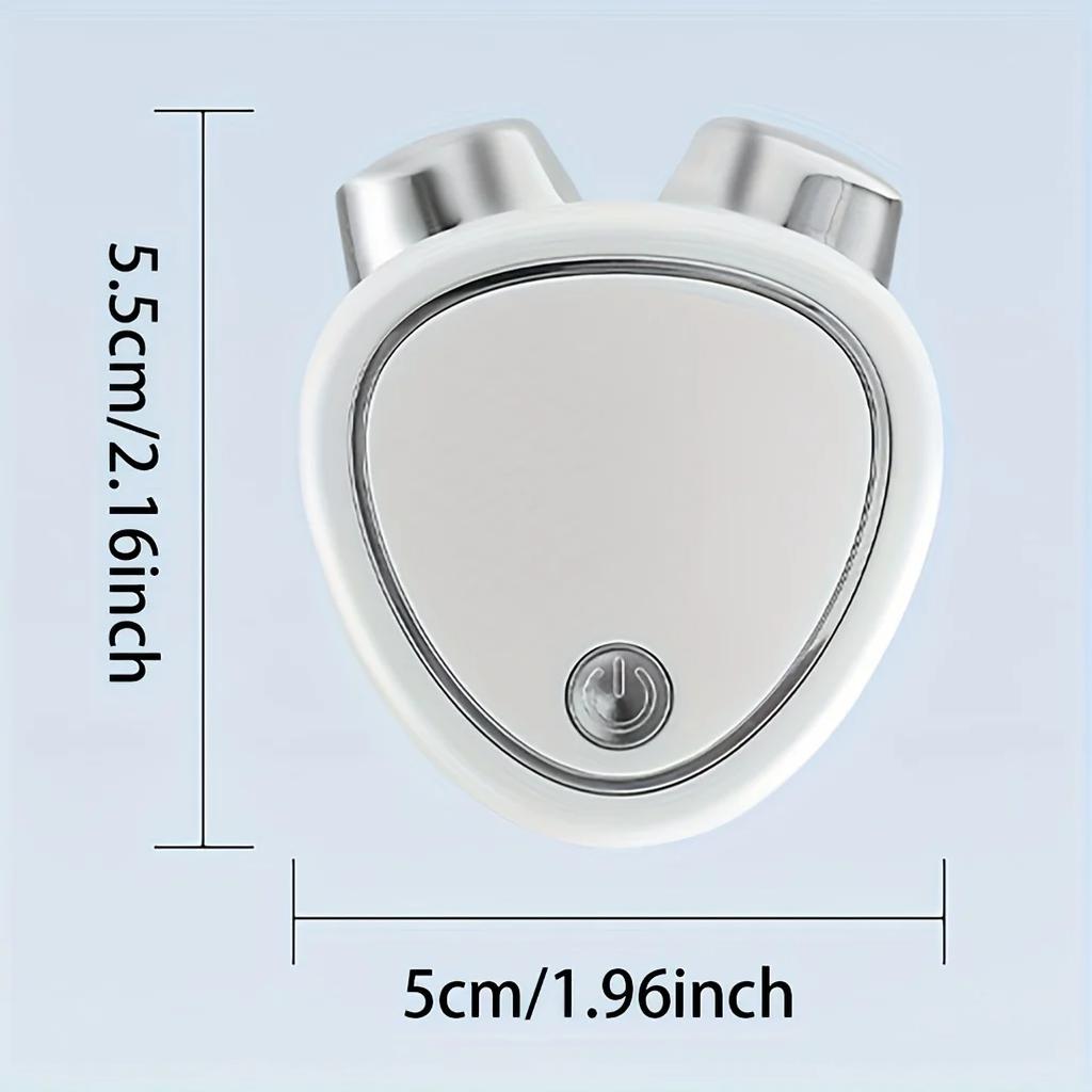 Mini Micro-Electric Facial Beauty Instrument Portable Dual-Head Massage Skin Care Thin Chin V Face Firming Face Massager