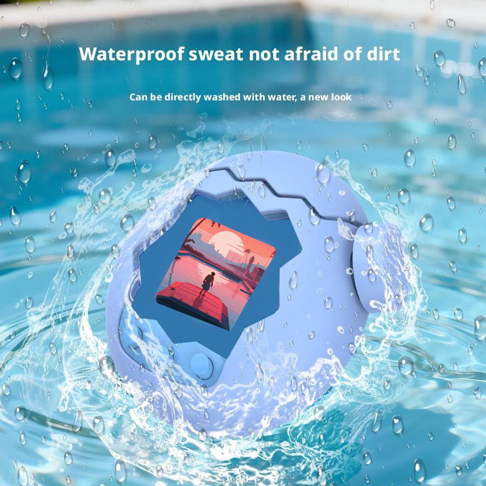 For Tamagotchi Paradise Silicone Protective Case Drop-resistant And Scratch-resistant Solid Color Shell With Anti-lost Strap