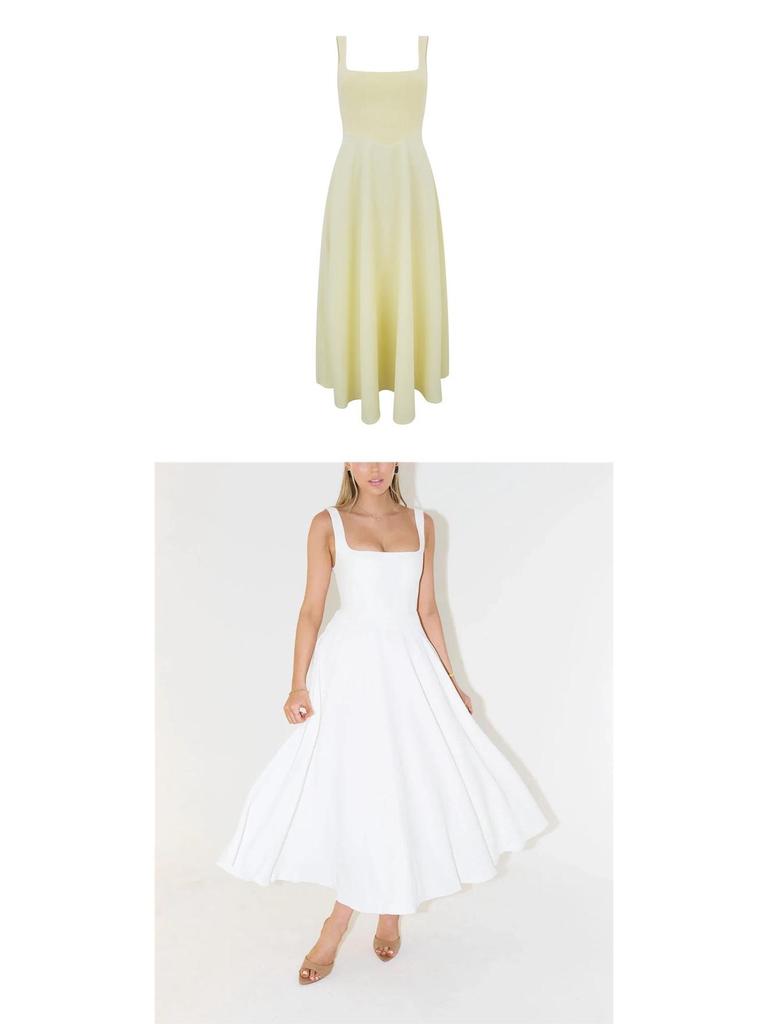 Slim Fit Strappy Midi Dress - Sexy Solid Color, Simple Style