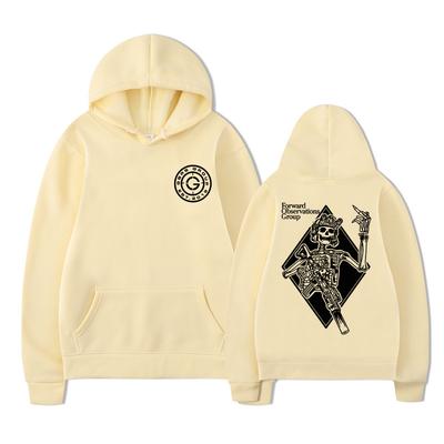 Gbrs Forward Observations Group Hoodie Punk Skeleton Hoodies Gothic Clothes Men Women Fashion Vintage Graphic Hooded Sweatshirt