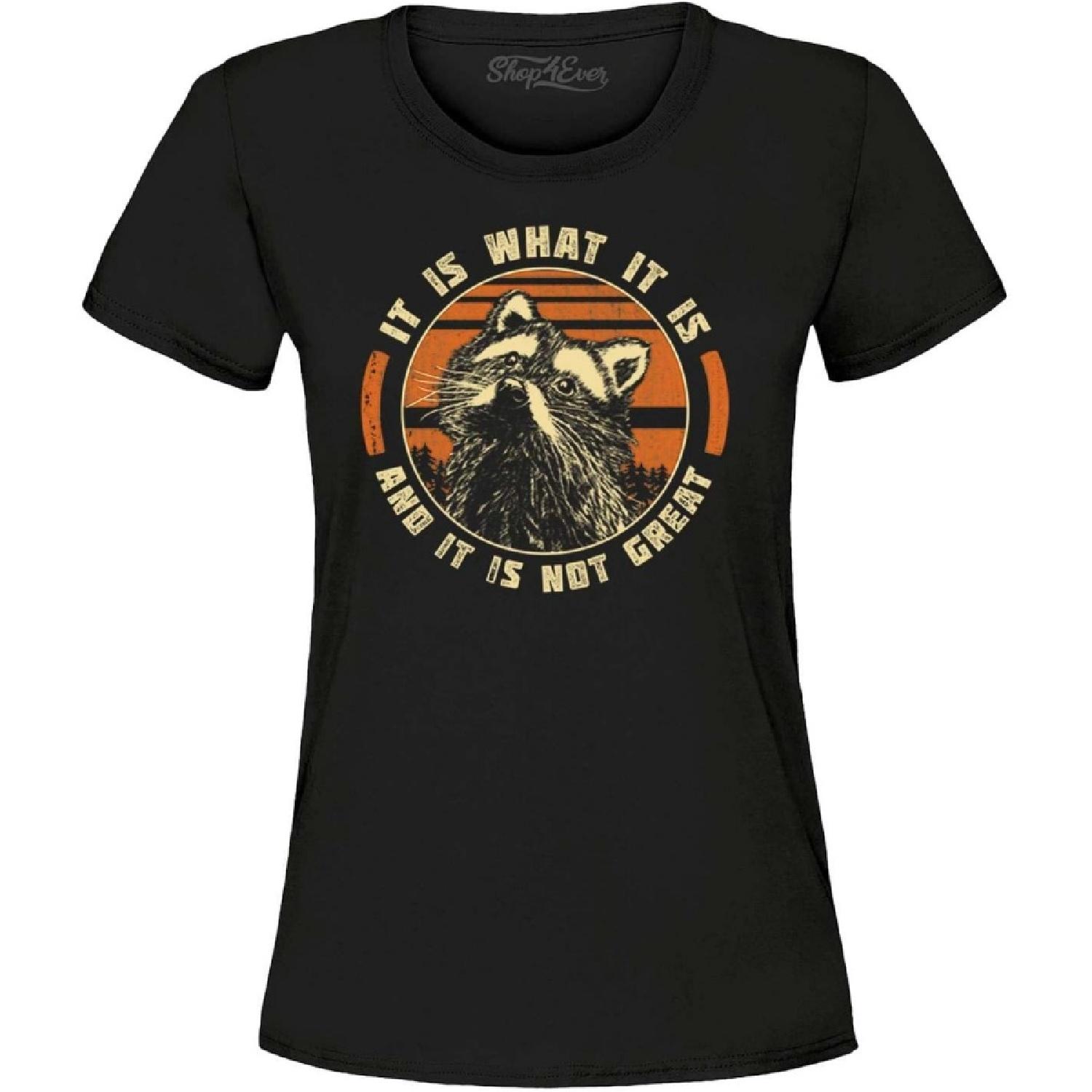 It is What it is and It s Not Great Raccoon Women s T-Shirt XXXXXL разноцветный