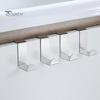 4Pcs Door Back Hooks Rustproof Anti-deform Strong Load-Bearing Coat Towel Organizer Cabinet Hanger Hooks