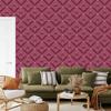 Geometric Rose Diamonds Wallpaper, Rose Background for Living Room and Bedroom 50x1000