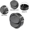 ACROPIX 71mm 69mm Round Black AC Air Condition Vent Outlet Universal for RV Bus Boat Yacht Caravan - Pack of 1