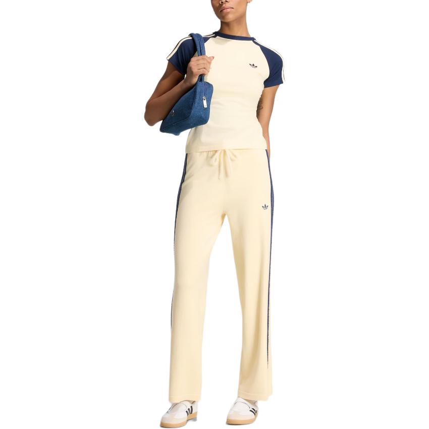 Women's Adidas Originals FIREBIRD TRACK Knitted Sweatpants Women's Warm Vanilla Moderate
