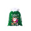 Drawstring Pouch High-Quality Christmas Eve Bag Candy Bags Large Velvet Santa Bag For Holiday Celebrations Christmas Eve Gifting