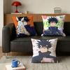 Fushiguro Megumi Housse de Coussin Carrée Tailles Variées Pour Voiture Maison Décor de Chambre à Coucher