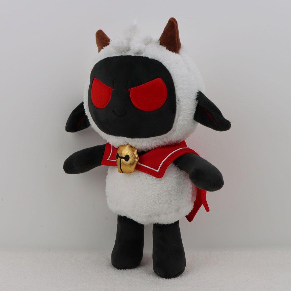 Soft And Cuddly Cult Of The Lamb Black Lamb Plush Toy For Game Fans