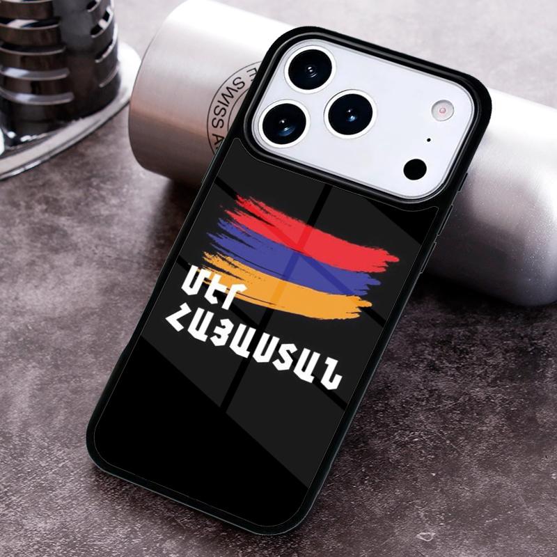 Armenia Armenians Flag Phone Case For iPhone 17 16 15 14 13 12 11 Pro Max Plus 17Air Soft Silicone Cover
