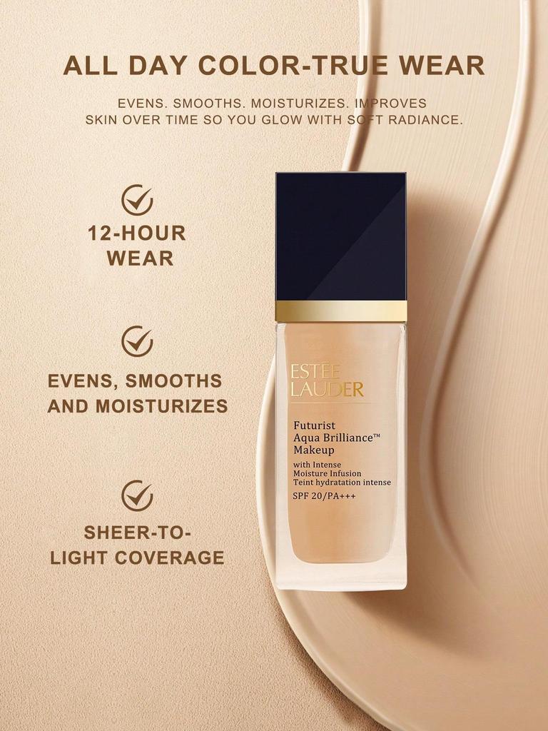 Estée Lauder Futurist Aqua Brilliance Makeup 30ml - Daily Hydrating Wear