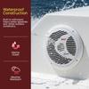 Car Speakers of Marine Output Rated Output 4 80 Hz 18 Slim 18cm Warranty Included PLMR60W Pyle In-Way Full-Range (Set 2) - Waterproof, 2-Way Design,