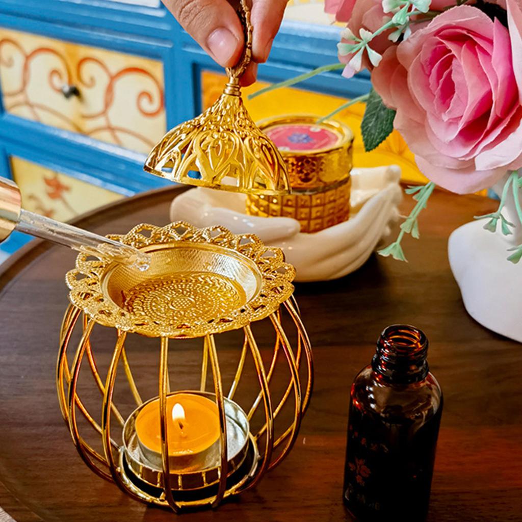 Arab Incenses Burners Set for Aromatherapies and Meditations Room Completing with Tray and Tongs Candle Holder Censers