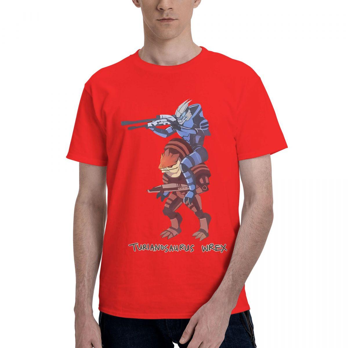 

Mass Effect Turianosaurus Wrex 100 Cotton Casual Breathable Confortable Top Funny TShirt For Men Mens Shirt S