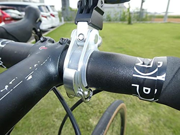 MINOURA Bicycle Accessory Holder for Action Cameras and Lights, SM2-GP-S, 22-29mm Compatible, Black/Silver