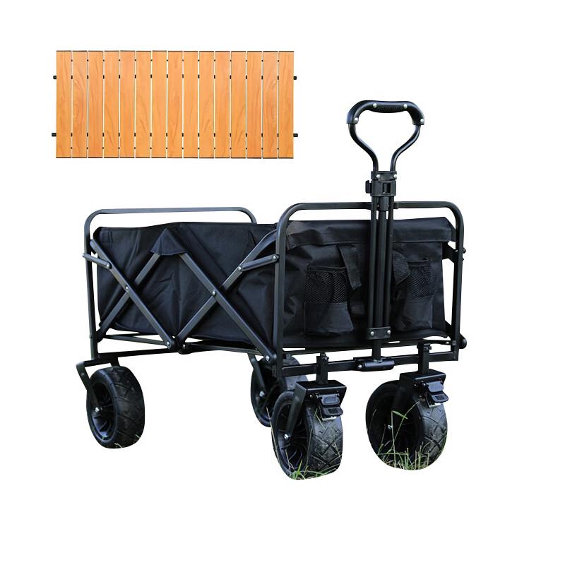 Tri-polar Outdoor Folding Utility Cart