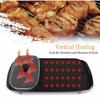 Korean Style 2 in 1 Electric Multi Cooker Barbecue Pan Hot Pot Cooker Electric Smokeless Barbecue BBQ Grill Non-Stick Coating Hotpot Roasting Baking