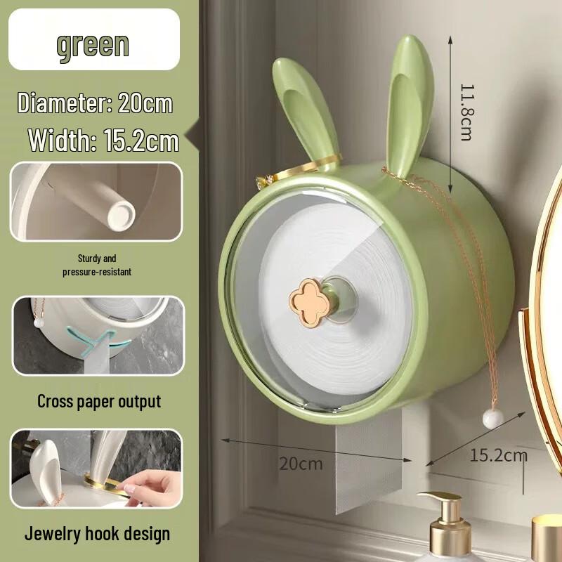 LiLang Rabbit Wall-Mounted Tissue Box