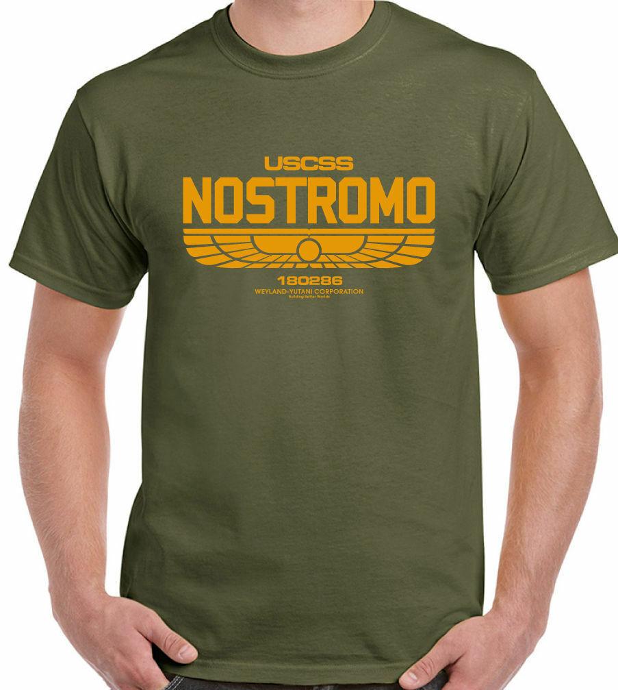 Alien T-Shirt Nostromo 180286 Mens Film Movie USCSS Weyland-Yutani S