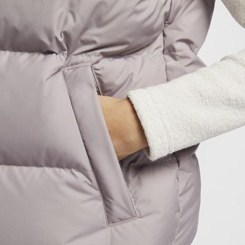Nike Casual Windproof Warm Vest Women Vests Purple FZ5933-226