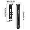 Adjustable Comfortable Silicone Belt Wearable Wriststraps Unisex Bracelet for Band 9/8 Fitness Device Antislip Wristband