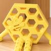 3D Printed Honeycomb Bee Ornament, with Flexible Leg Joint Design, Durable PLA Articulated Toy, No Assembly Needed Toy for Kids Bee Lovers