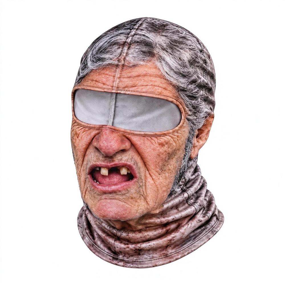 Unisex Size Funny Prank Mask 3D Print Motorcycle Ski Face Mask Motorcycle Riding Mask Motorcycle