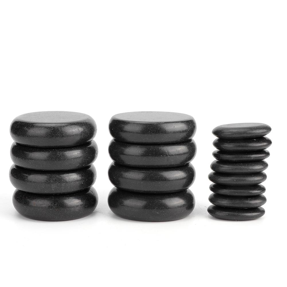 16pcs/set Hot Spa Massage Stone Set Heated Basalt Body Massage Rock Kit