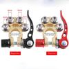 2Pcs Car Battery Terminal Connectors Quick Release Connector Positive and Negative Pole Terminal Clip for Terminal Post