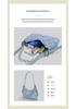 2026 Spring/Summer Trendy Canvas Print Handbag: Sweet Versatile Shoulder, Underarm, and Chain Crossbody Bag.
