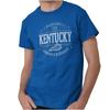 Kentucky Bourbon Bluegrass KY Souvenir Gift Womens or Mens Crewneck T Shirt Tee