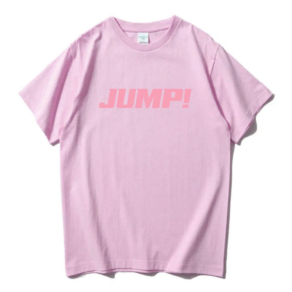 Jump Single Graphic 2025 T-shirt Band and Pink Girls' Band Tshirts Cotton Fashion Short Sleeve T Shirt Men Women Clothing