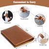 Genuine Full Grain Leather Passport Holder Travel Card Wallet ID Case Minimalist Handmade Men Women Business Commute