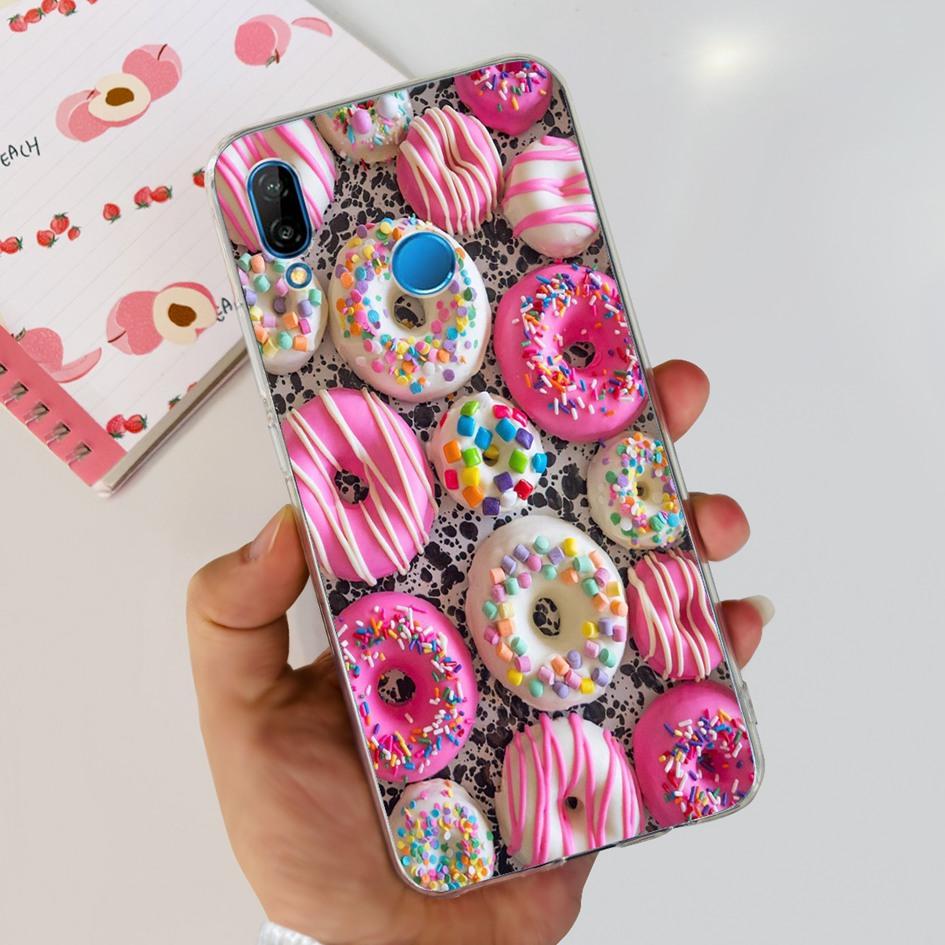 Case For Huawei P20 Lite Cover Cute Astronaut Cartoon Slim Clear Soft Silicone Back Phone Cover For Huawei P20Lite ANE-LX2 Funda