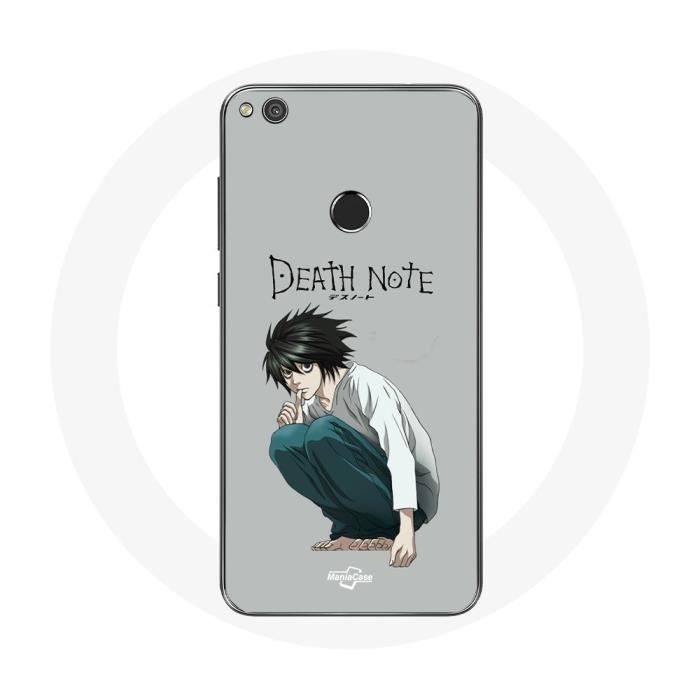 Coque - Huawei - P8 Lite 2017 - Death Note Anime - Souple - Gris