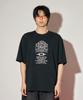Lujeoseukeulleob Varsity Logo Short Sleeve T-Shirt Black