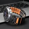 Luxury Titanium+Silicone Strap for Samsung Galaxy Watch 8 Classic 46mm 8 44/40mm Metal Men Band for Galaxy Watch Ultra 2025 47mm