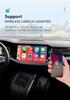 Wireless Carplay Adapter USB Dongle, Convert Factory Wired Carplay To Wireless