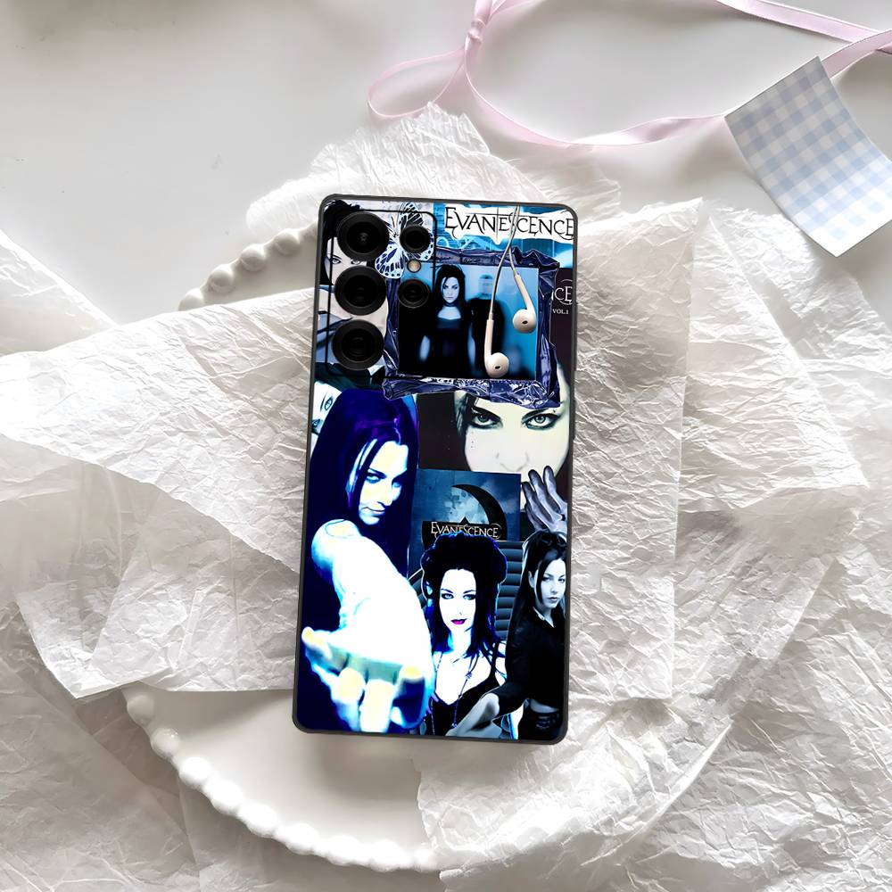 E-Evanescence Rock Bands Phone Case For Samsung S 24 Fe 25 Ultra Plus 20 Lite 21 30 22 23 24 22 Ultra 5G Fundas