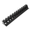 Horse Whip Crop Holder Plastic Horse Whip Rack Wall Mounted for Horse Stables Black