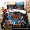 3D Print Judas Priest Rock Band Bedding Set Double Twin King Duvet Cover Comforter Pillowcase Boys Girls Adults Bedroom