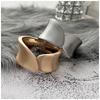 New Hinge Gold Bangle Metal Open Bracelet Jewelry Accessories Solid Color Chunky Bangle Bracelet Punk Alloy Irregular Wrist Cuff
