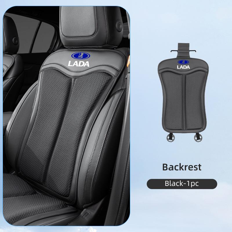 AHTFPU1 Car Seat Cover Front Rear Seat Ice Silk Cushion Pad Protective Mat For Lada Vesta Niva Samara Kalina Largus Priora Xray