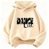 Dance Girl Letter Printed Hoodie Kids Children's Sweatshirt Hoody 90s Girls Autumn Winter Casual Hoodies