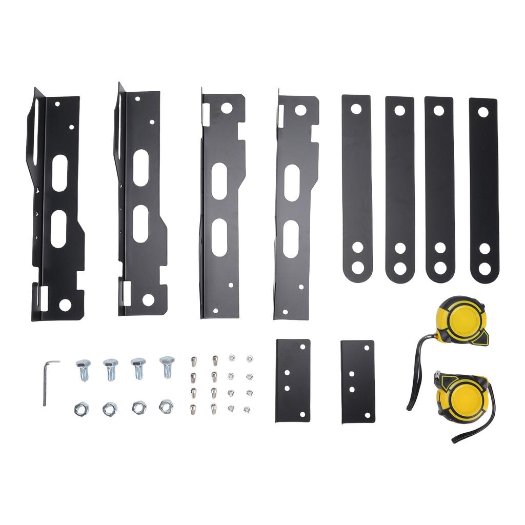 Wheel Alignment Tool Plate with Connection Sheet 2pcs 5m Measuring Tapes Heavy Duty Toe Alignment Tool for Cars SUV