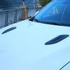 2ks Univerzální sání vzduchu do auta Krytky kapoty Nálepka s lopatkami Otvory Dekorativní kryt Tuning Auto pro Mustang