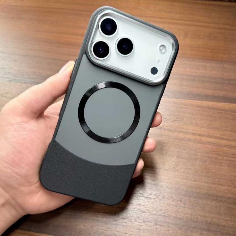 Luxury Hard Defender For Magsafe Case for iPhone 17 Air 16 15 14 13 12 Pro Max Plus Wireless Charge Laser Magnetic Rugged Cover