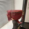High-End Women's Plaid PU Chest & Crossbody Bag with Wide Strap - 2025 Trendy Fashion Shoulder Bag