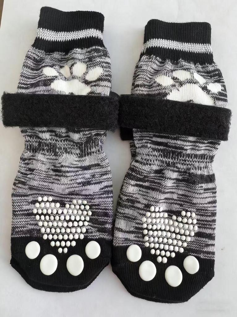 Non-Slip Anti-Scratch Pet Socks for Medium & Large Dogs